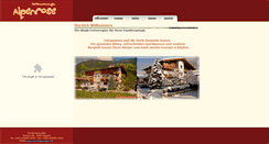 Desktop Screenshot of ferienhaus-alpenrose.at