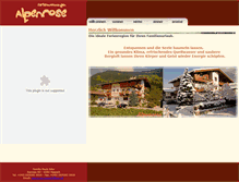 Tablet Screenshot of ferienhaus-alpenrose.at